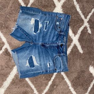 American eagle midi shorts